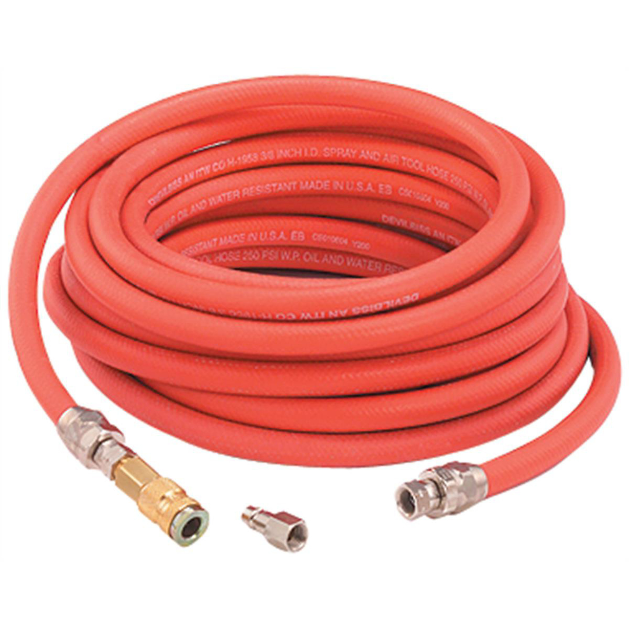 DeVilbiss HVLP Air Hose Assembly — 3/8in., 35ft., Black, Model# DEVHA5867